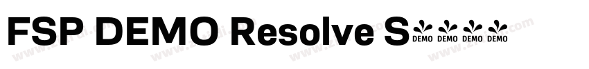 FSP DEMO Resolve S字体转换 FSP DEMO Resolve S字体转换